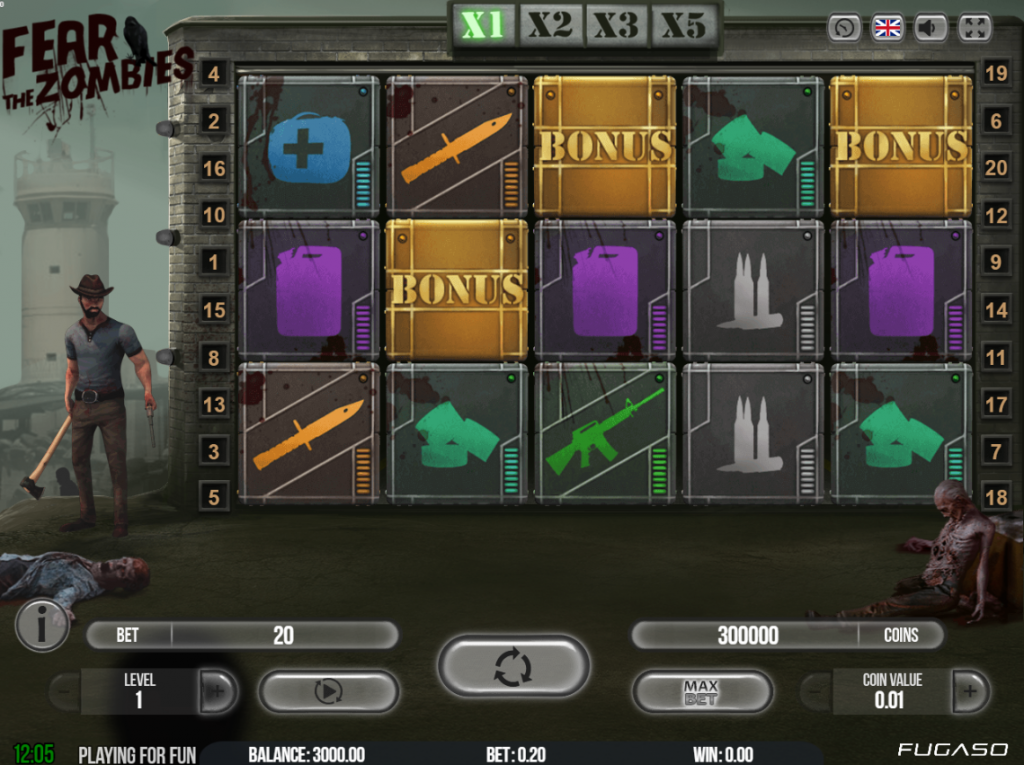 Fear the Zombies Slots Machine