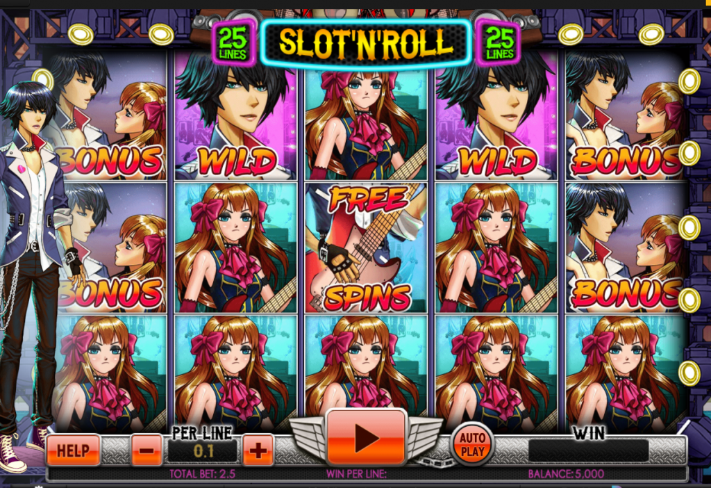 Slot'N'roll Game