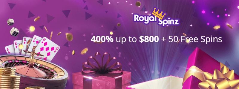 Royal Spinz Casino Welcome Bonus